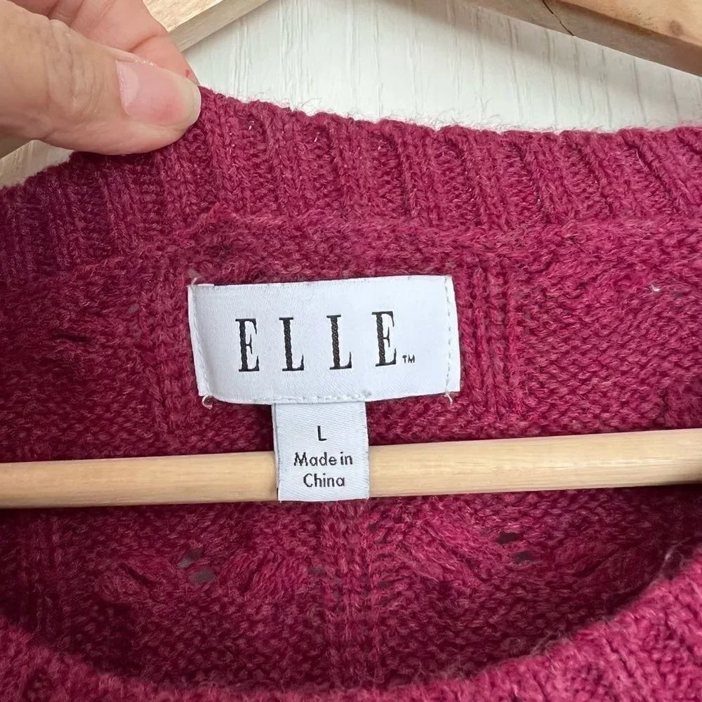 Elle Cable Knit Sweater - Picture 3 of 4